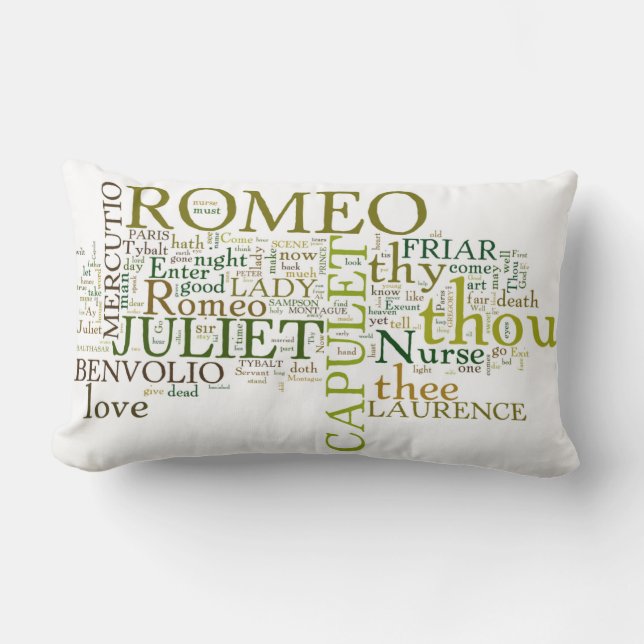 Rectangle Coussin de Romeo et de Juliet (Recto)