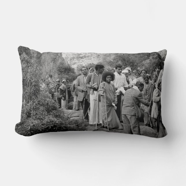 Rectangle Coussin de Sathya Sai Baba (Recto)