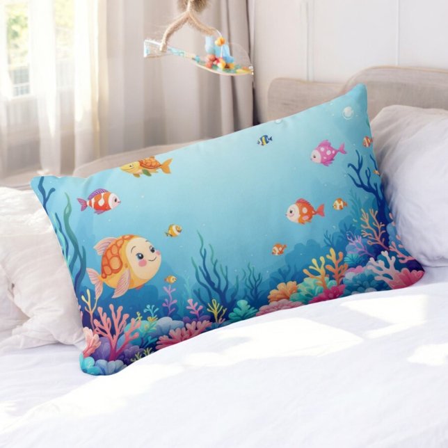 Rectangle Coussin de sérénité de la barrière de corail (Créateur téléchargé)