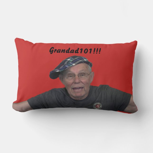 Rectangle Coussin de sommeil de Lumbar de papy (Recto)