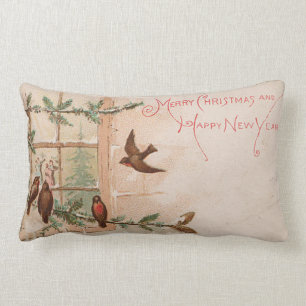 Rectangle Coussin démodé de Noël