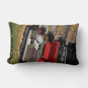 Rectangle Coussin des trains Lionel d'après-guerre