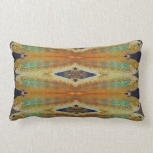 Rectangle Coussin d'impression motif de truite Brook