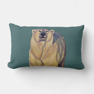 Rectangle Coussin d'Ours Polaire  d'ours personnalisés Couss