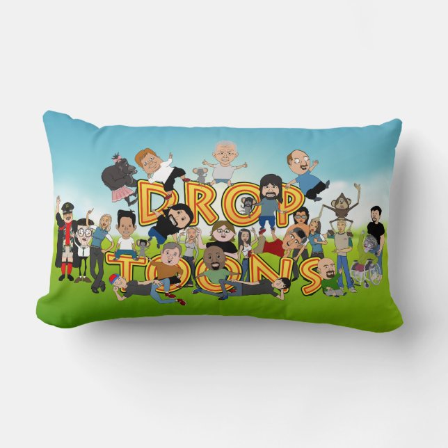 Rectangle Coussin Drop Toons (Recto)