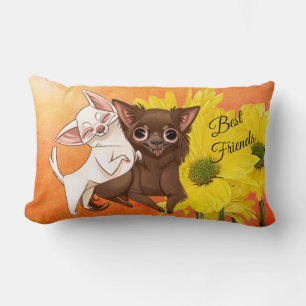 Rectangle Coussin du meilleur ami de Chihuahua