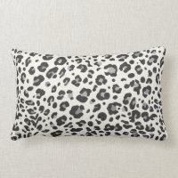 Coussin Empreinte de léopard de neige