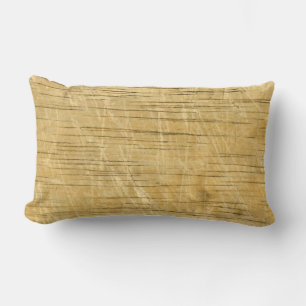 Rectangle Coussin en bois