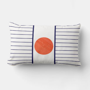 Rectangle Coussin en jade rouge jade cercle texture bleu ban