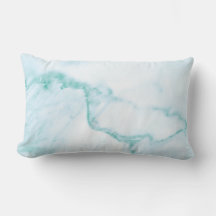 Coussin en marbre turquoise