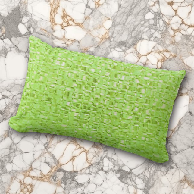 Rectangle Coussin en verre vert cime (Créateur téléchargé)