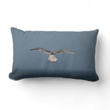 Coussin Feuille Seagull