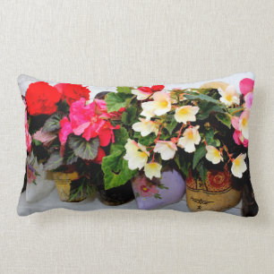 Rectangle Coussin floral d'entrave