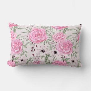 Rectangle Coussin Floral Lumbar