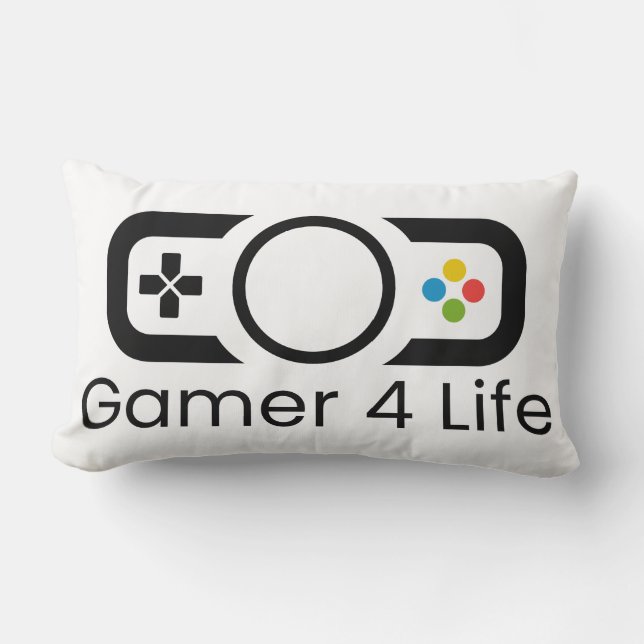 Rectangle Coussin Gamer 4 Life (Recto)