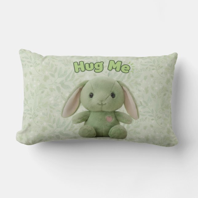 Rectangle Coussin « Hug Me Bunny » (Recto)