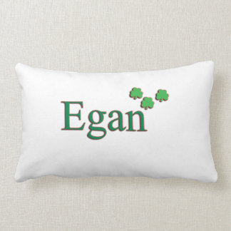 Rectangle Coussin irlandais de nom de famille d'Egan