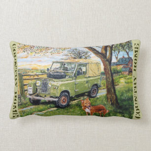 Rectangle Coussin lombaire à la maison de pays