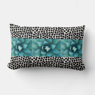 Rectangle Coussin lombaire de cactus dalmate