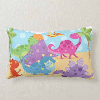 Rectangle Coussin lombaire de dinosaures