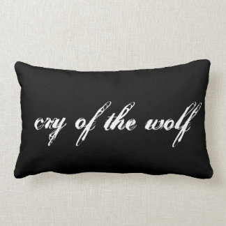 Rectangle Coussin lombaire de polyester de "loup"