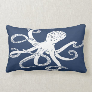 Rectangle Coussin lombaire de poulpe nautique