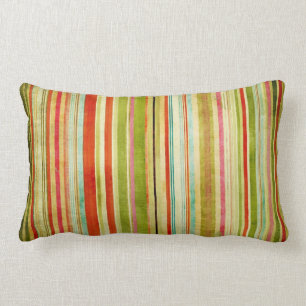 Rectangle Coussin lombaire de rayures vintages