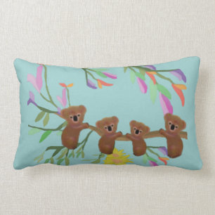 Rectangle Coussin lombaire de sortie de koala de bébé