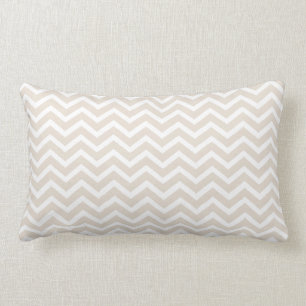 Rectangle Coussin lombaire de toile de Chevron