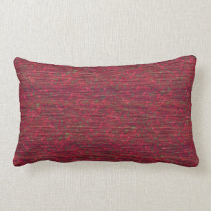 Rectangle Coussin lombaire d'impression de texture de pli de