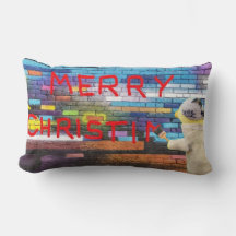 Coussin Lombaire Graffiti Joyeux Noël