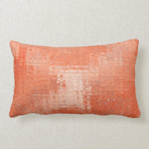 Rectangle Coussin lombaire grunge affligé par terre cuite