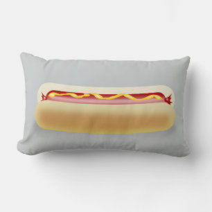 Rectangle Coussin lombaire hot dog