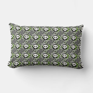 Rectangle Coussin lombaire noir Alien TV Round multi-lancer