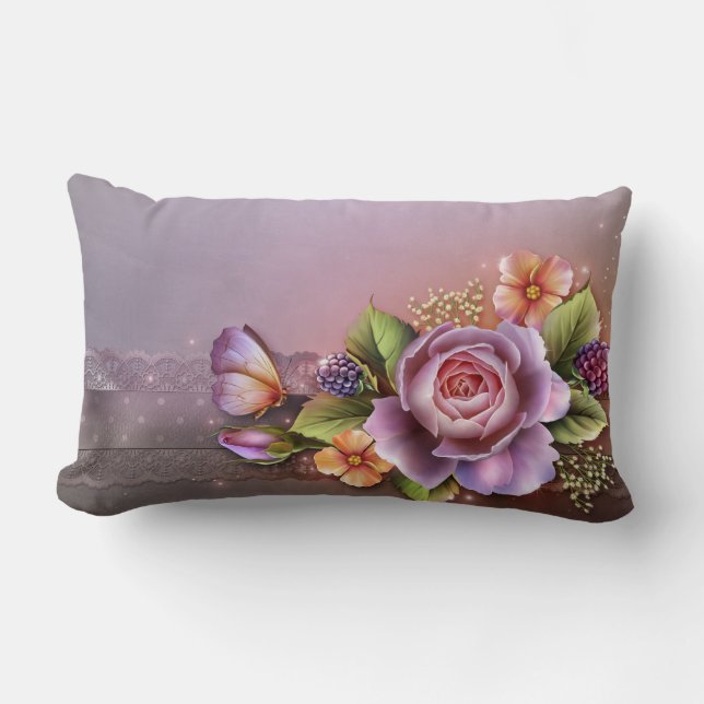 Rectangle Coussin Lumbar 13 pouces x 21 pouces (Recto)