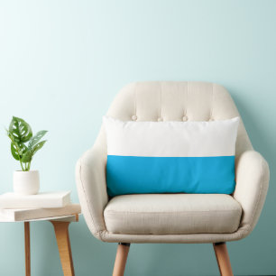 Rectangle Coussin Lumbar à deux tons