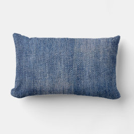 Rectangle Coussin LUMBAR DENIM-LOOK