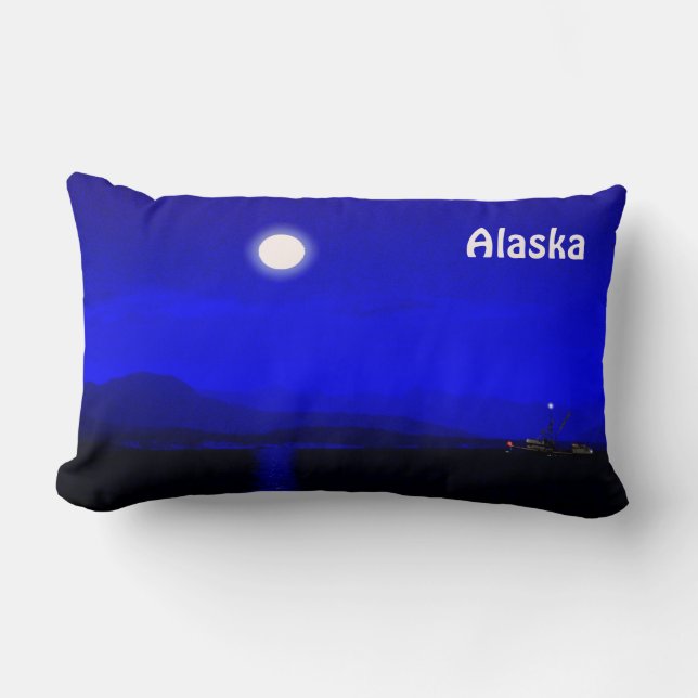 Rectangle Coussin Lumbar Passage Lune (Recto)