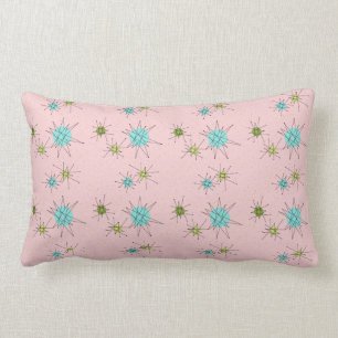 Rectangle Coussin Lumbar rose Iconique Starbursts