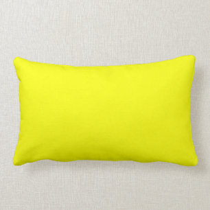 Rectangle Coussin Luminaire jaune citron 13" x 21"