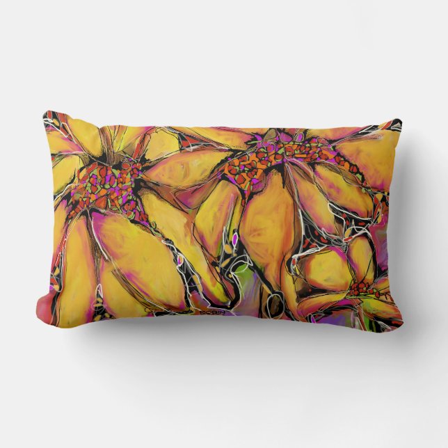 Rectangle coussin "magique" Sunflower Lumbar (Recto)