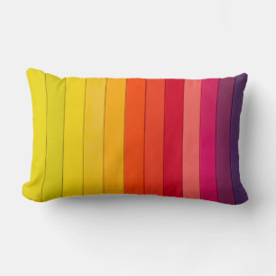 Rectangle Coussin Motif coloré