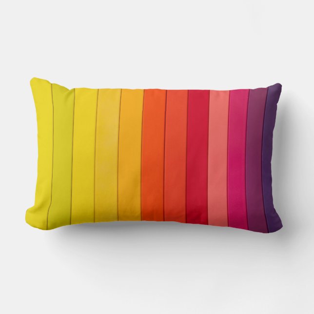 Rectangle Coussin Motif coloré (Recto)