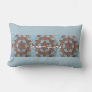 Rectangle Coussin - motif couette - Château