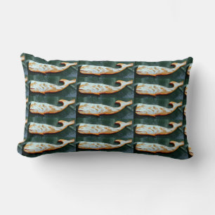 Rectangle coussin motif de baleines