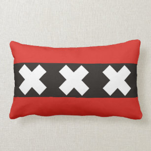 Rectangle coussin néerlandais de la Hollande de drapeau de