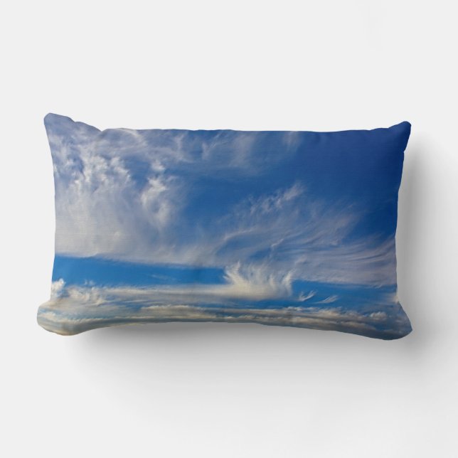 Rectangle Coussin Painterly de nuage (Recto)
