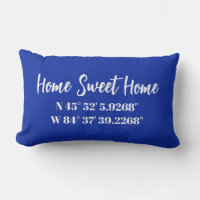 COUSSIN personnalisé de coordonnées GPS