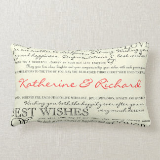 Rectangle Coussin personnalisé de félicitations