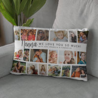 Coussin personnalisé Nanna 18 Photos Collage